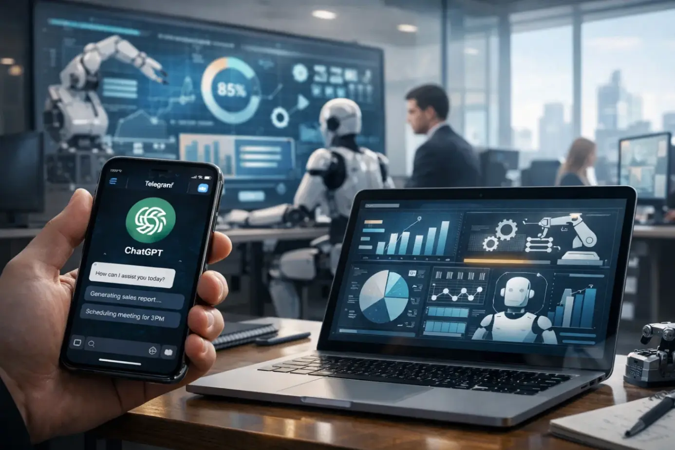 Business ChatGPT в Telegram: рост автоматизации в 2026 году